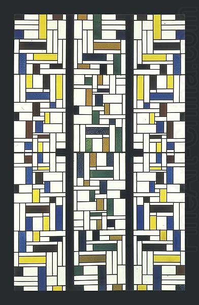 Theo van Doesburg Stained-Glass Composition IV. china oil painting image